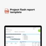 Flash report template - Digital Transformation Library
